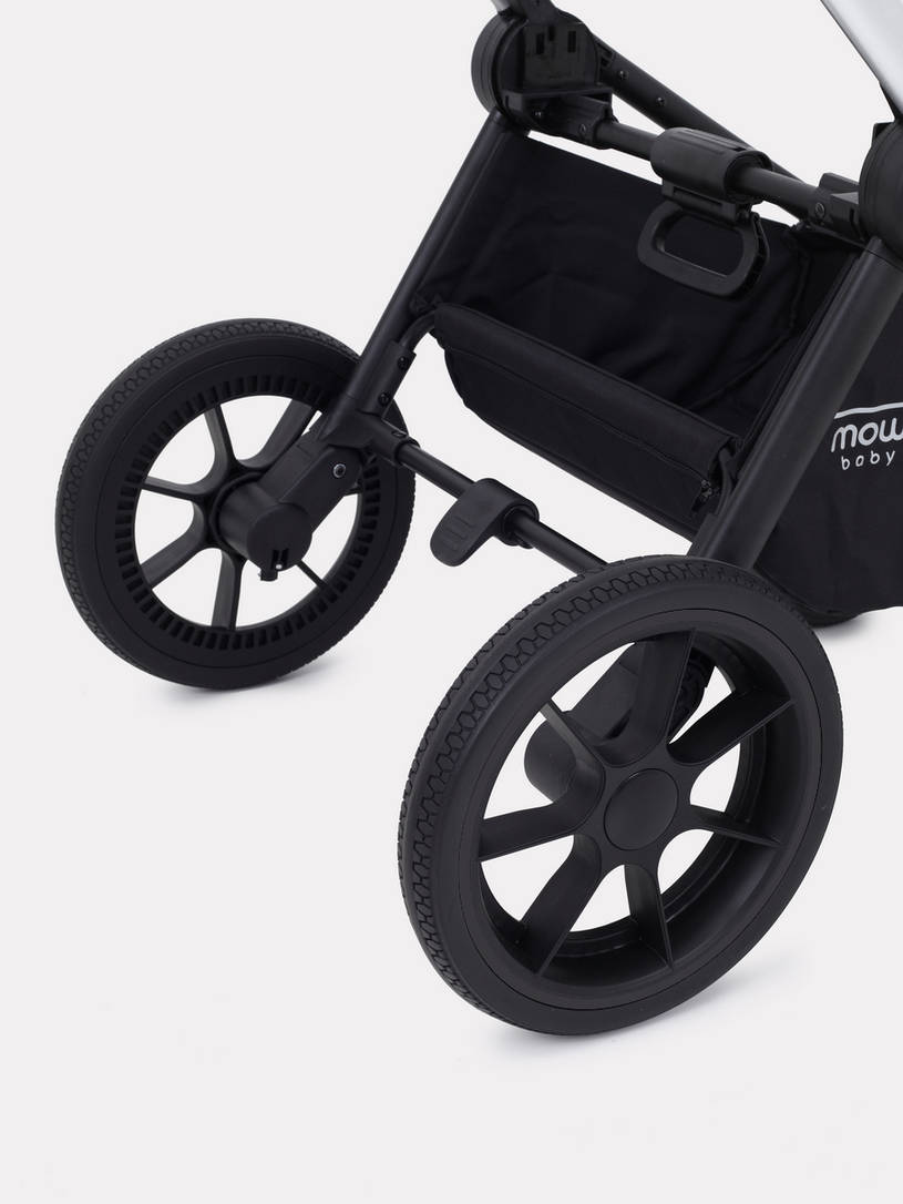 Коляска 3 в 1 Mowbaby Zoom Silver 2025 grey