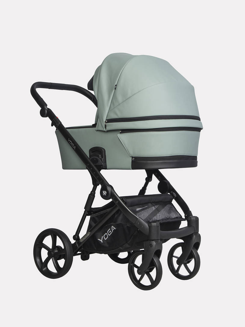 Коляска 3 в 1 Riko Basic Yoga Ecco 16 Lagoon, Зеленый