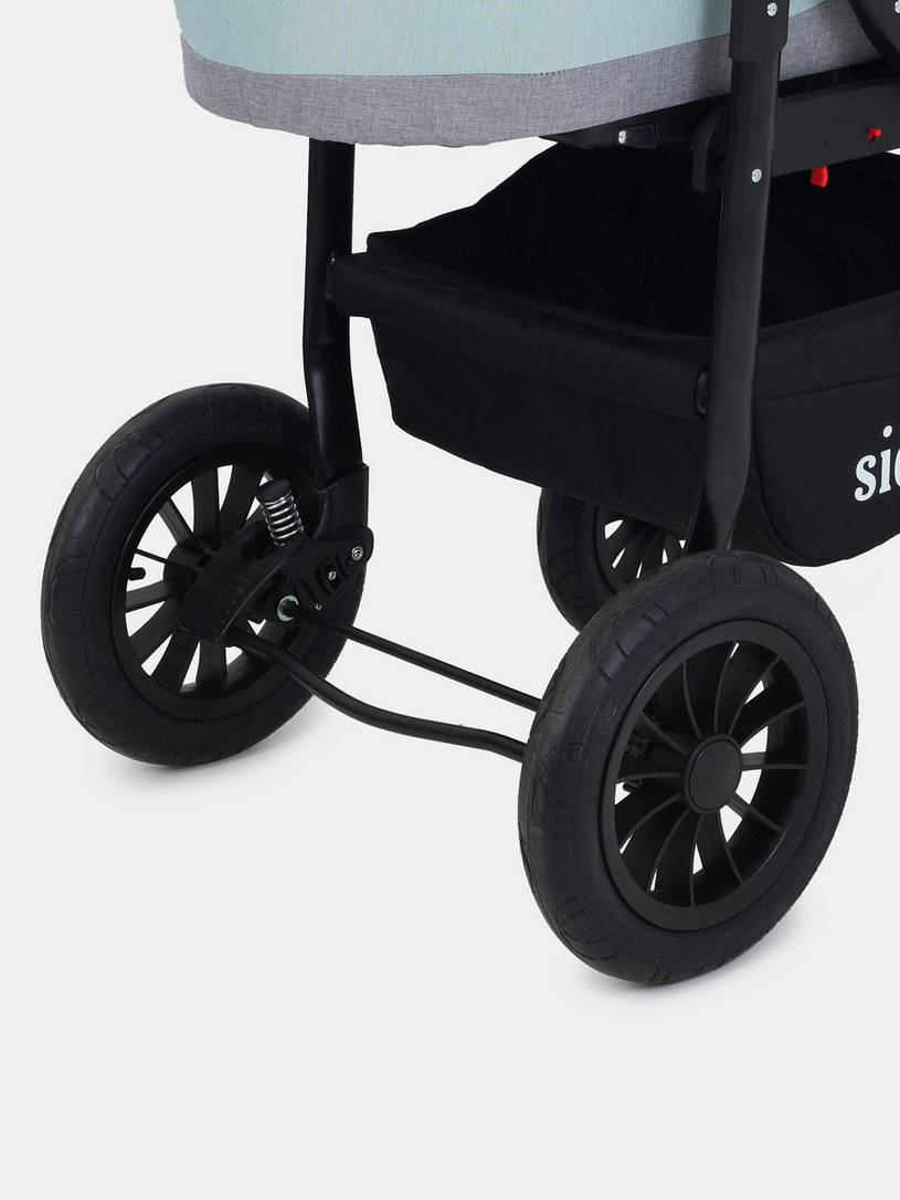 Коляска 3 в 1 Rant Siena 08 серый-ментоловый