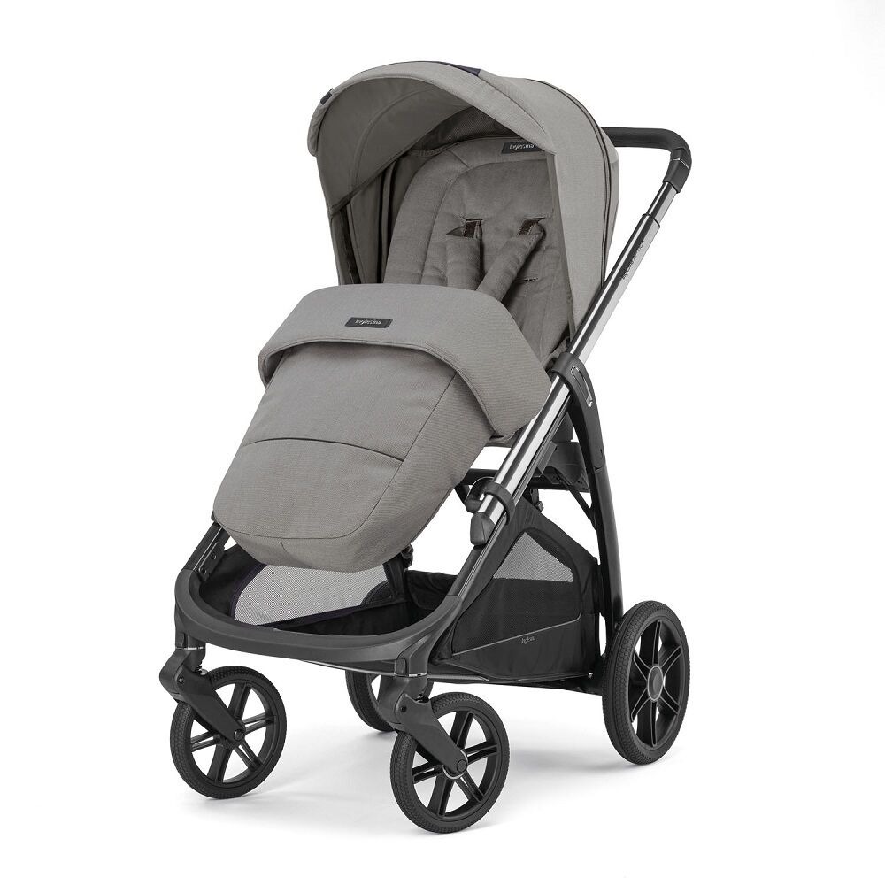 Коляска 3 в 1 Inglesina Aptica New 2025 + Автокресло Inglesina Darwin i-Size (0-13 кг), Platinum Grey (Серый)