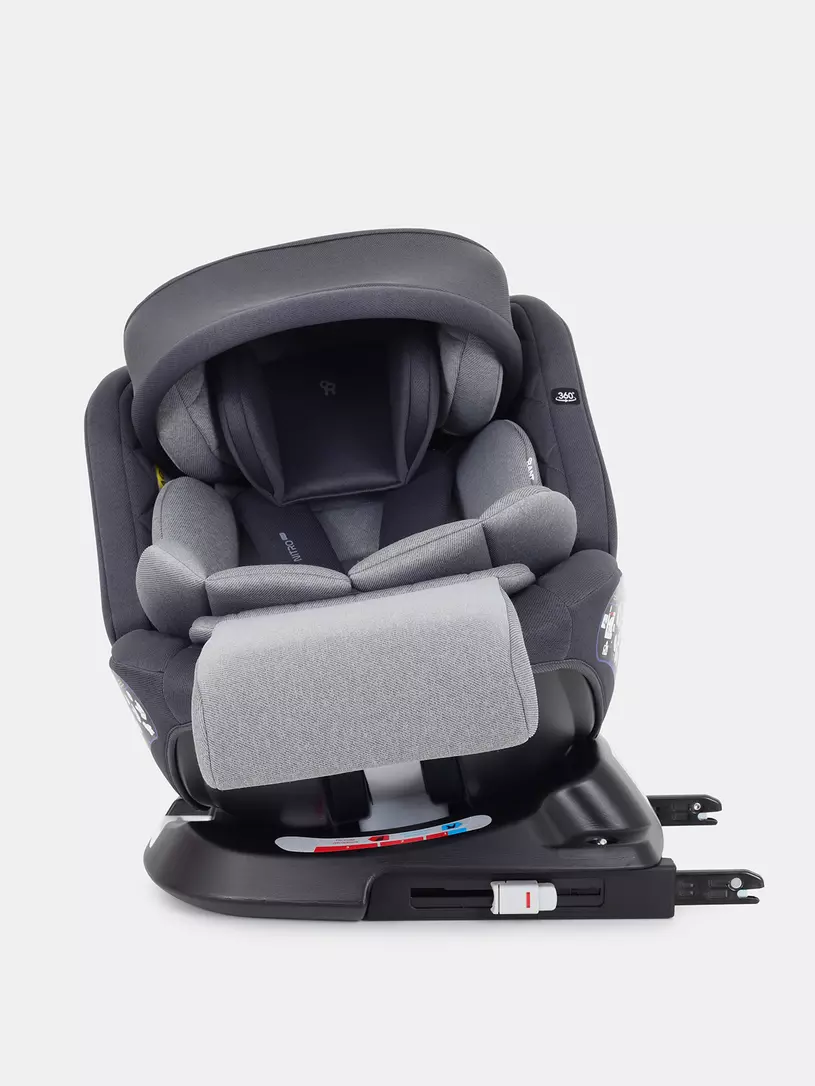 Автокресло Rant Nitro Plus isofix 0/1/2/3 (0-36 кг) Grey
