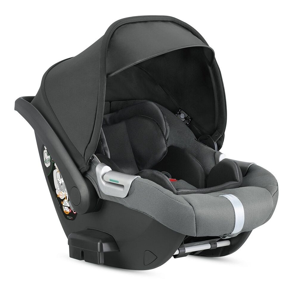 Коляска 3 в 1 Inglesina Aptica XT 2025 + Автокресло Inglesina Darwin i-Size (0-13 кг), Canyon Grey (Серый)