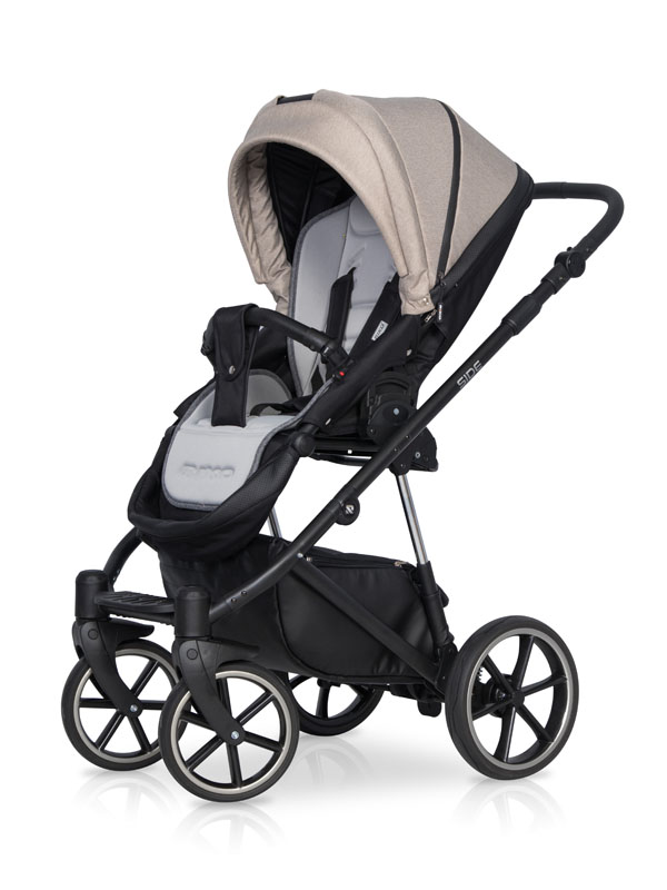 Коляска 3 в 1 Riko Side 04 Nugat бежевый