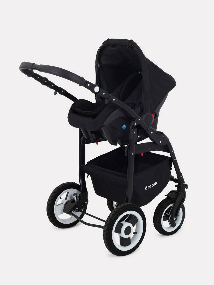 Коляска 3 в 1 Rant Dream 06 серый-зеленый