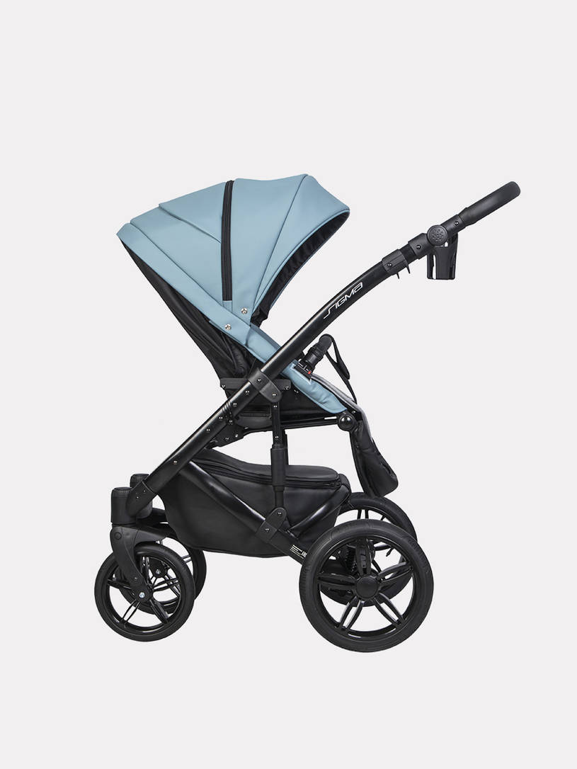 Коляска 3 в 1 Riko Sigma Pro Сrystal blue
