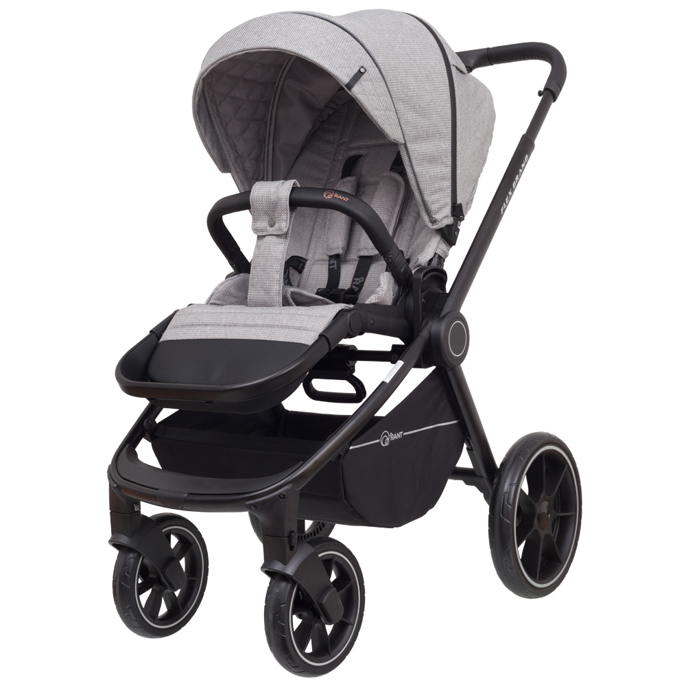 Коляска 3 в 1 Rant Flex Grand Mineral Silver темно-серый