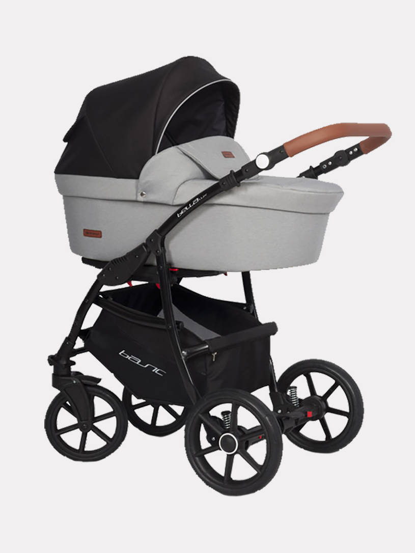Коляска 2 в 1 Riko Basic Bella Lux 02 серый