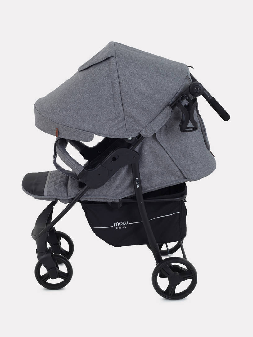 Коляска прогулочная Mowbaby Cross Gold Grey