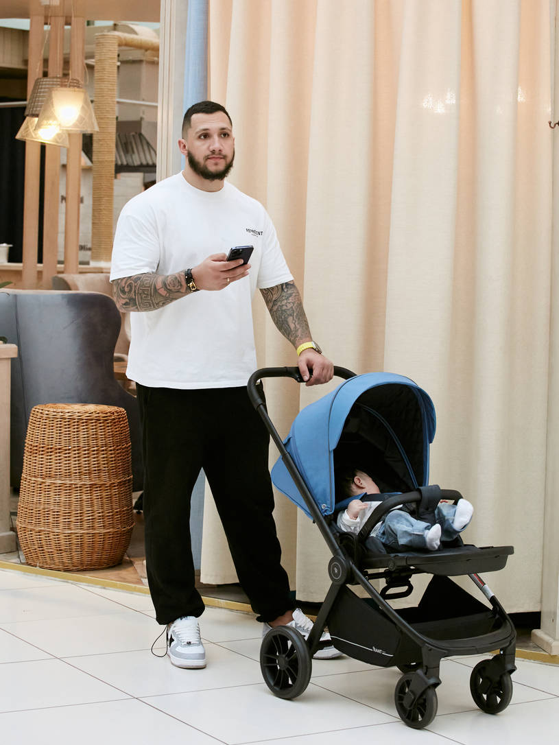 Коляска прогулочная Rant Basic Energy Blue