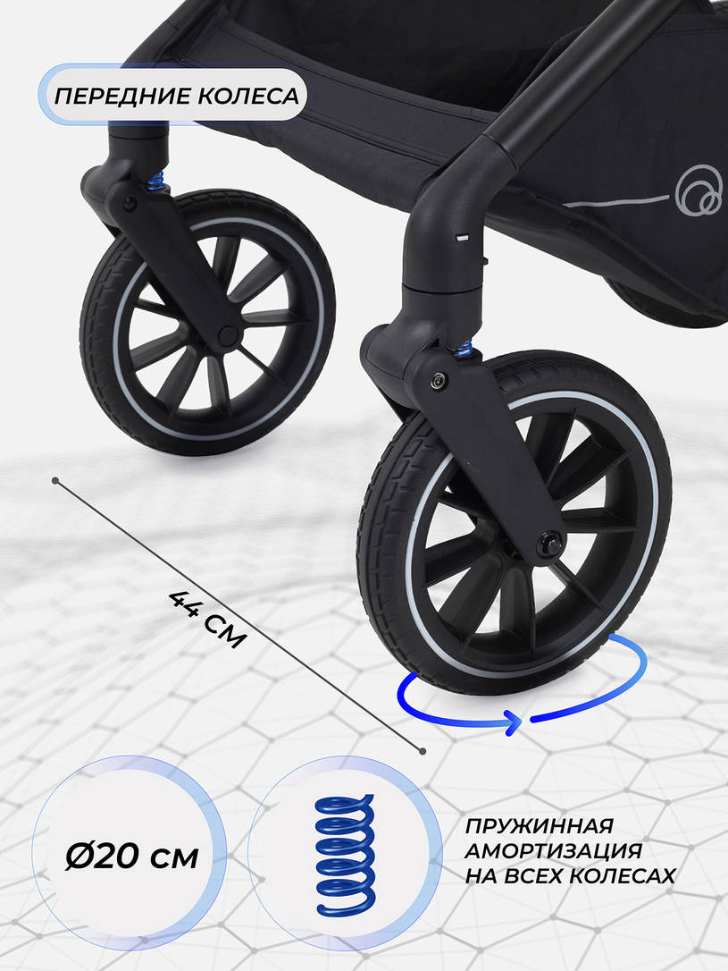 Коляска 2 в 1 Rant Moss Latte beige