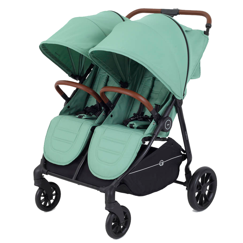 Коляска прогулочная для двойни Rant Twinny wild green