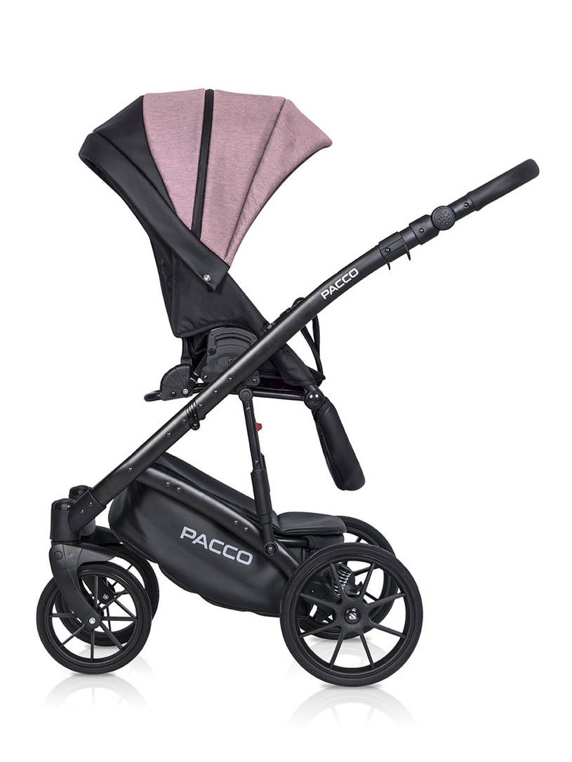Коляска 3 в 1 Riko Basic Pacco 02 pink