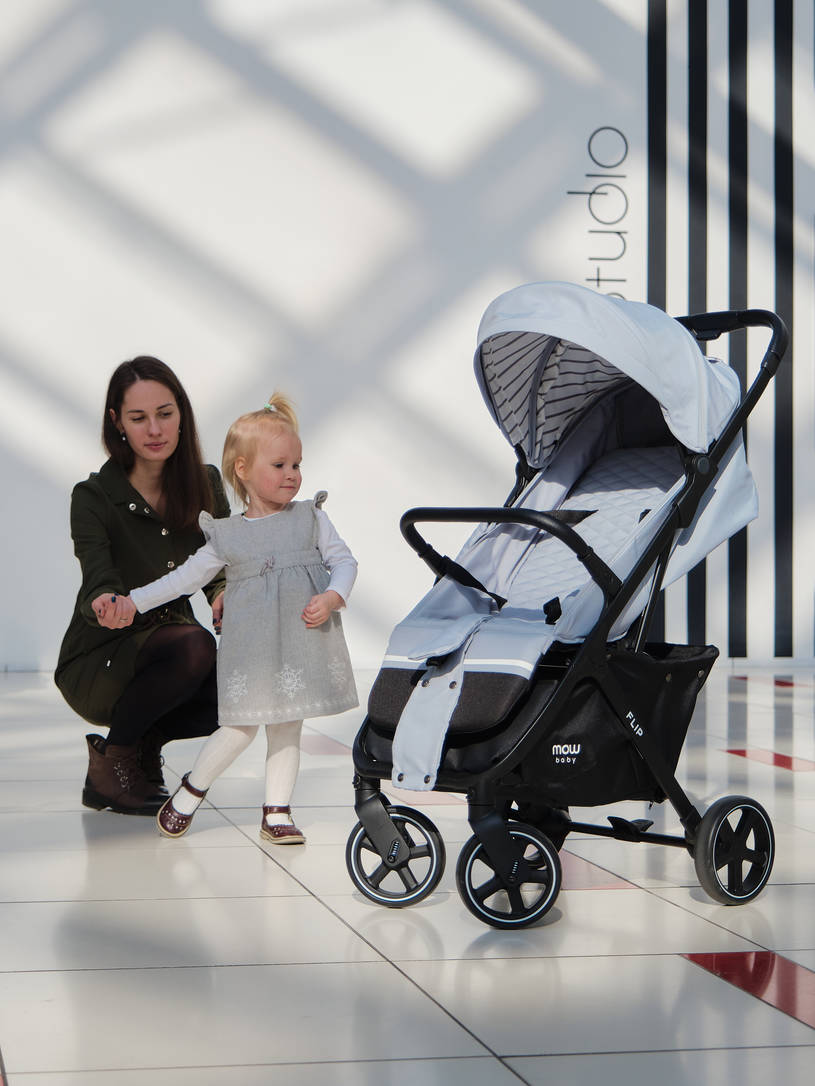 Коляска прогулочная MOWBaby FLIP Blue