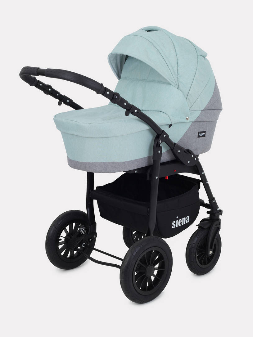 Коляска 3 в 1 Rant Siena 08 серый-ментоловый