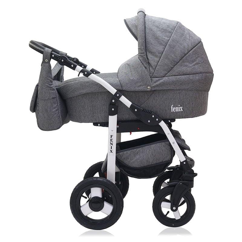 Коляска 2 в 1 Rant Fenix Prime 02 серый джинс