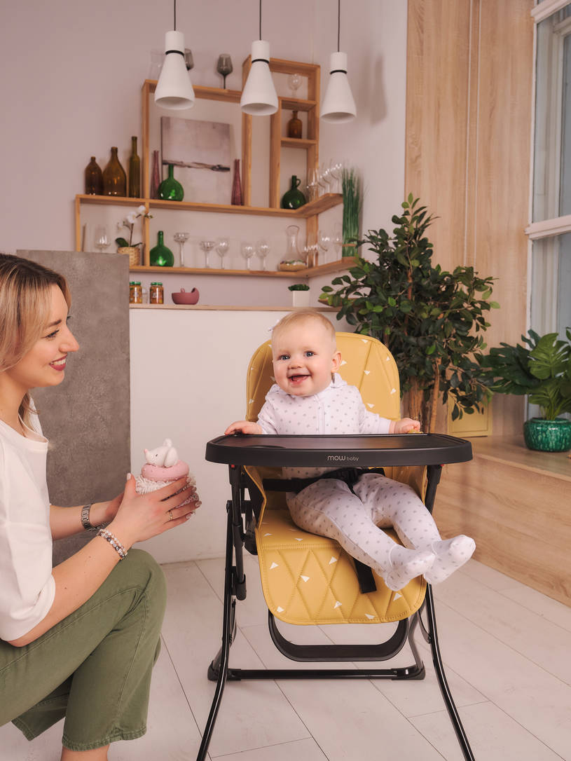 Стульчик для кормления Mowbaby Bravo Desert Beige