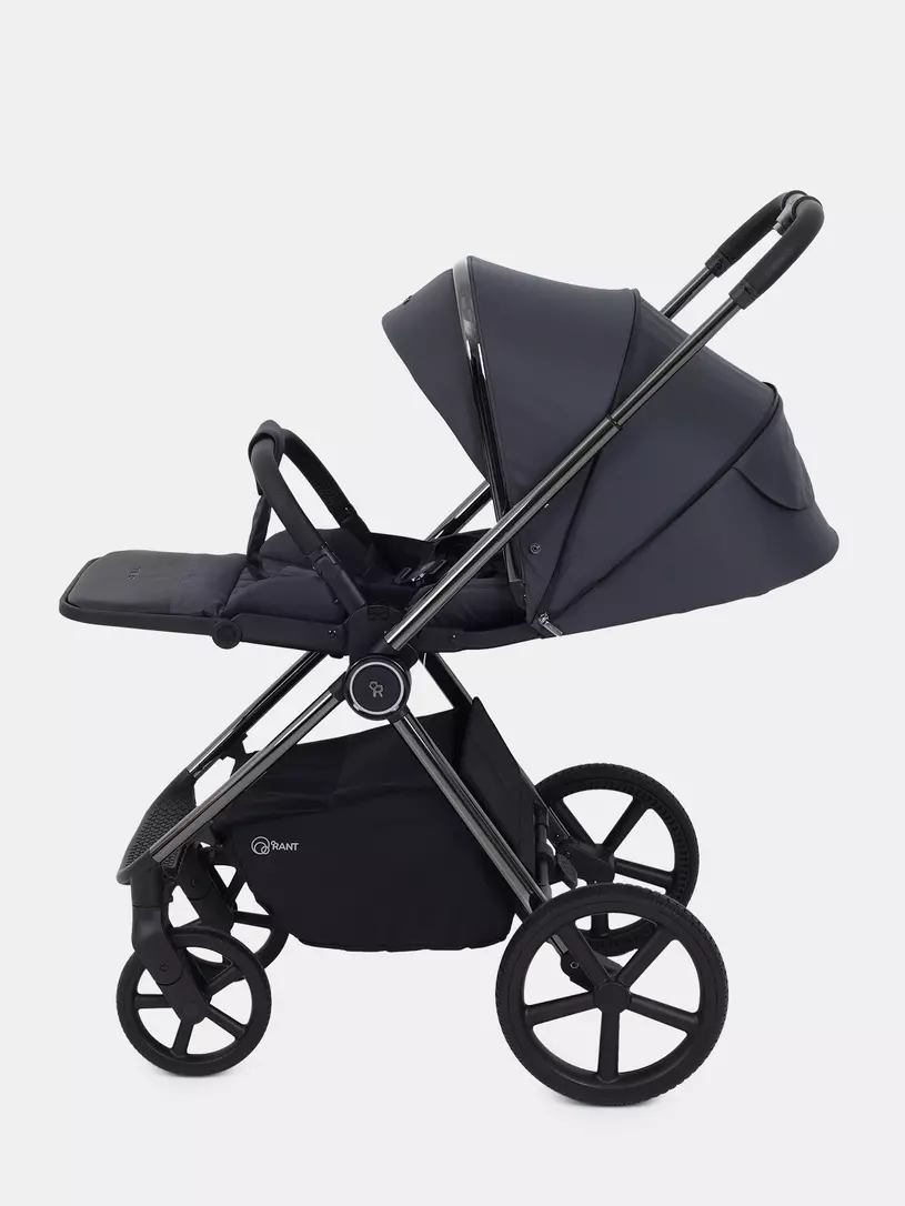Коляска 2 в 1 Rant Teo Black Chrome Graphite