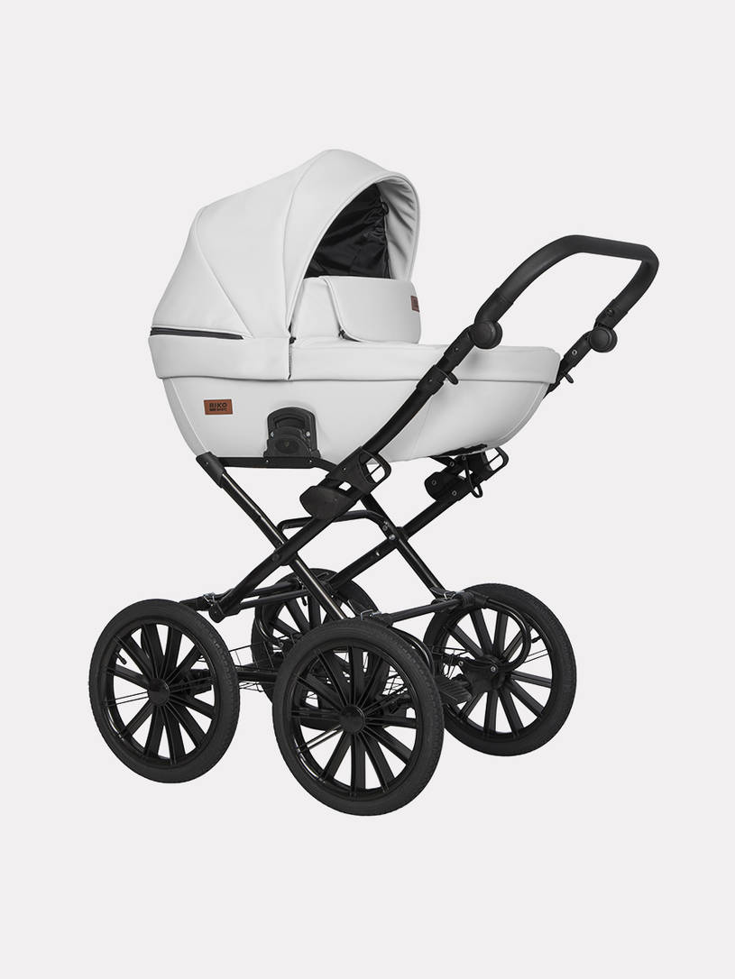 Коляска 2 в 1 Riko Basic Aicon Ecco Prestige 02 белый