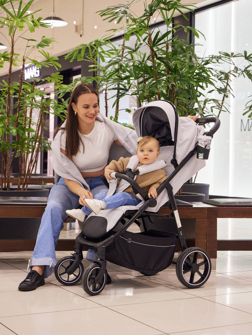 Коляска прогулочная Rant Volt Light grey