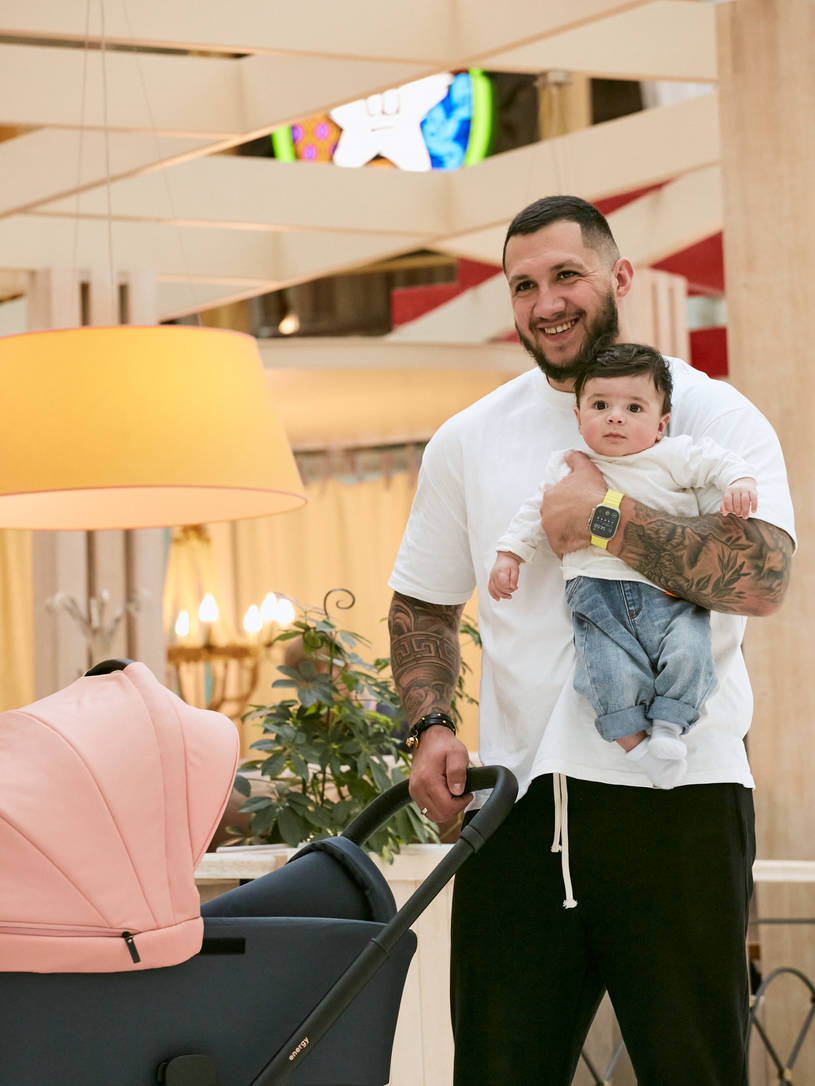 Коляска 3 в 1 Rant Basic Energy Coral