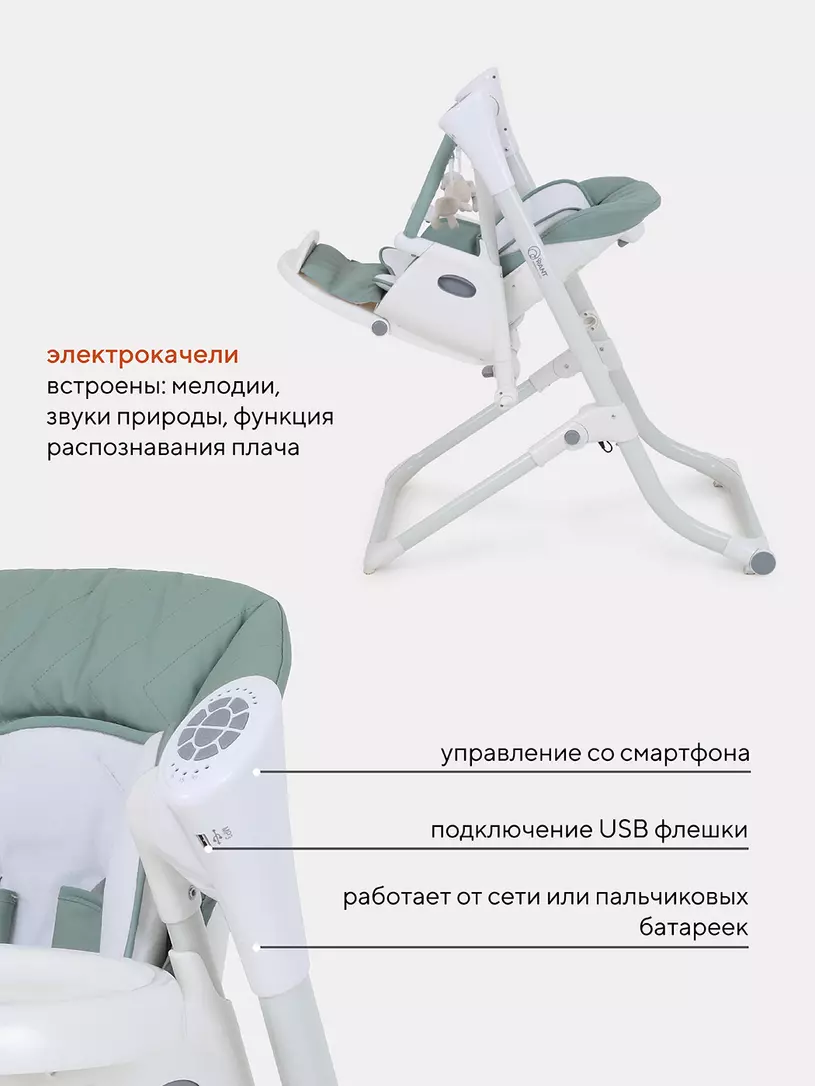 Стульчик для кормления Rant Melody ocean green
