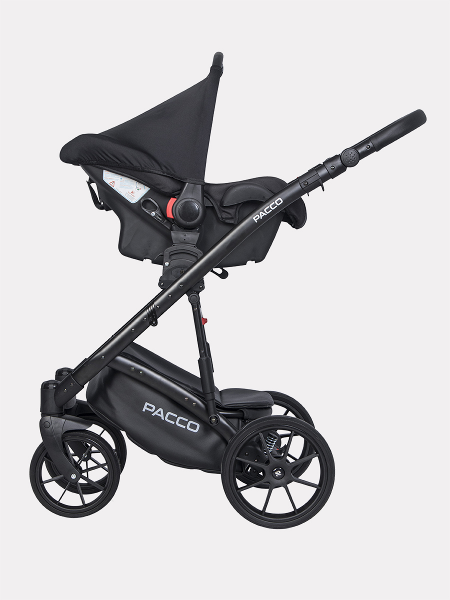 Коляска 3 в 1 RIKO BASIC PACCO 09 Black