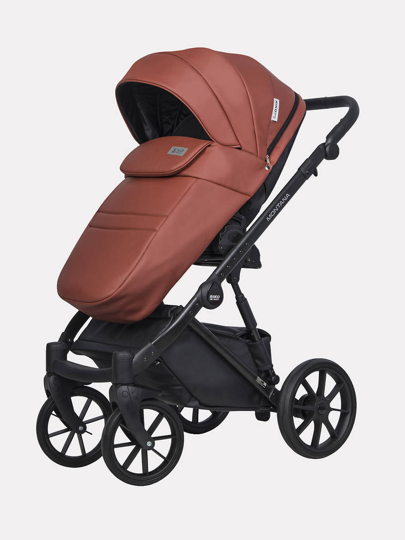 Коляска 2 в 1 Riko Basic Montana Ecco 17, Maroon