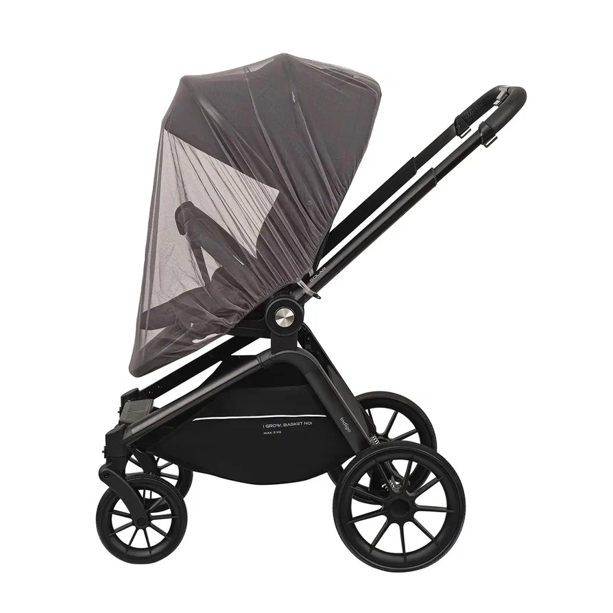 Коляска 3 в 1 Indigo SOLAR черный