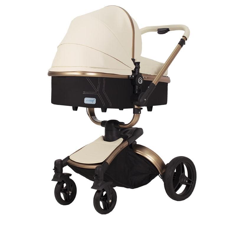 Модульная Коляска 2 в 1 Rant Nest бело-бежевый