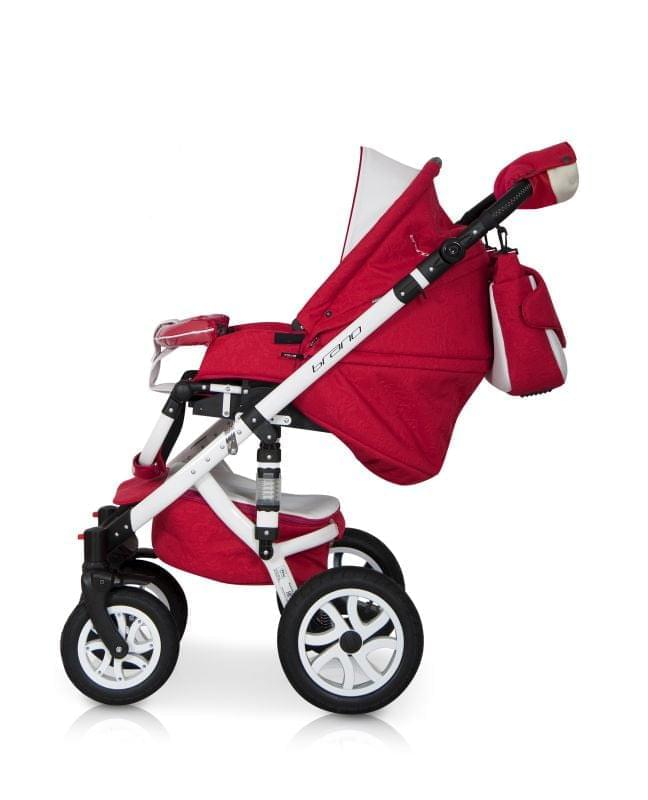 Коляска 3 в 1 Riko Bruno Ecco 20 красный