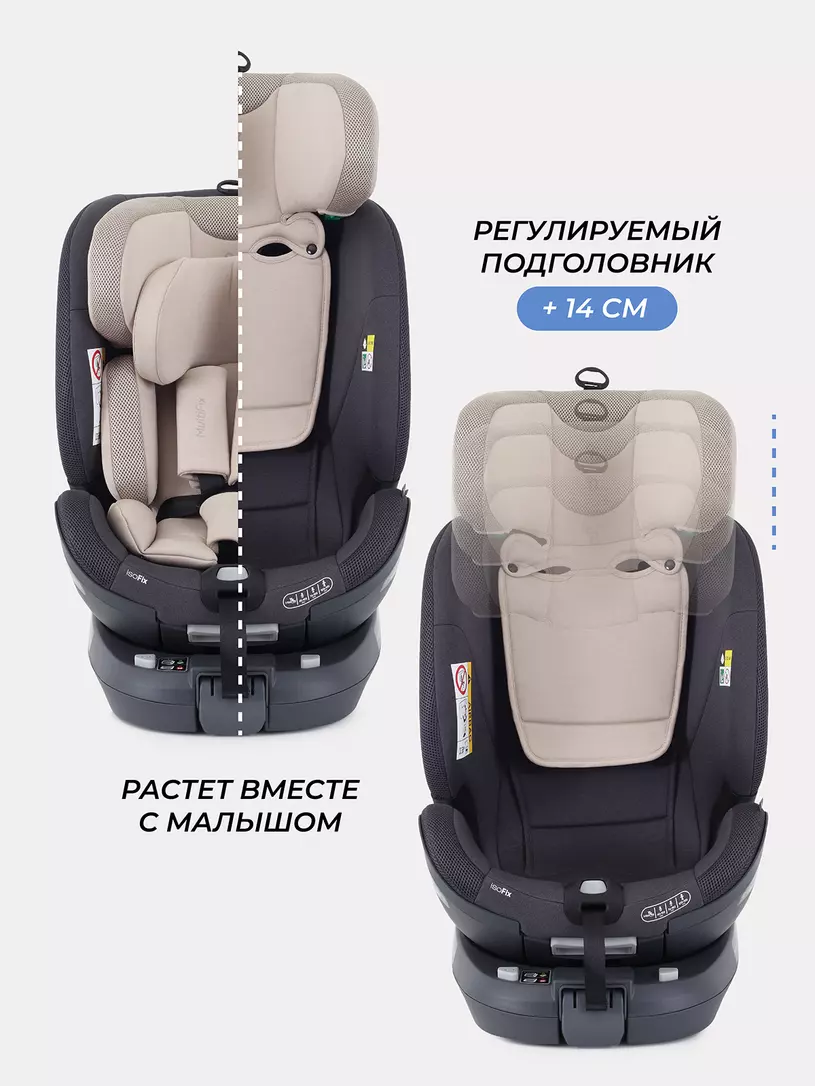 Автокресло Rant MultiFix группа 0/1/2/3 (0-36 кг), beige