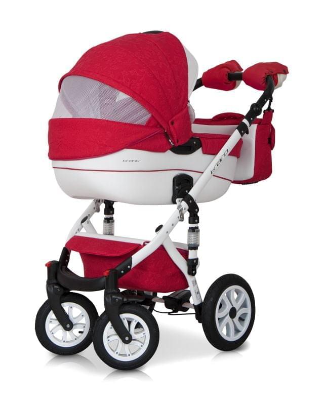 Коляска 3 в 1 Riko Bruno Ecco 20 красный