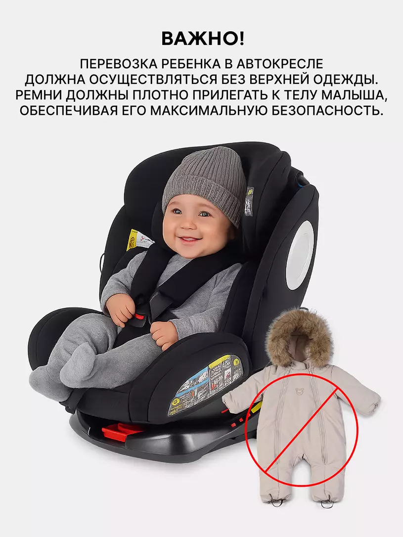 Автокресло Rant Basic Unity Next группа 0+/1/2/3 (0-36 кг) Grey