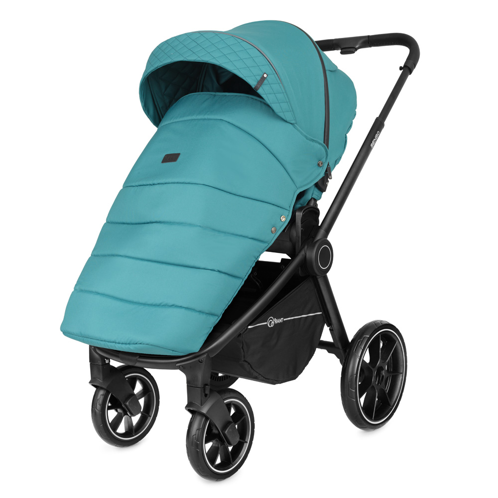 Коляска 3 в 1 Rant Senso Deep Malachite бирюзовый