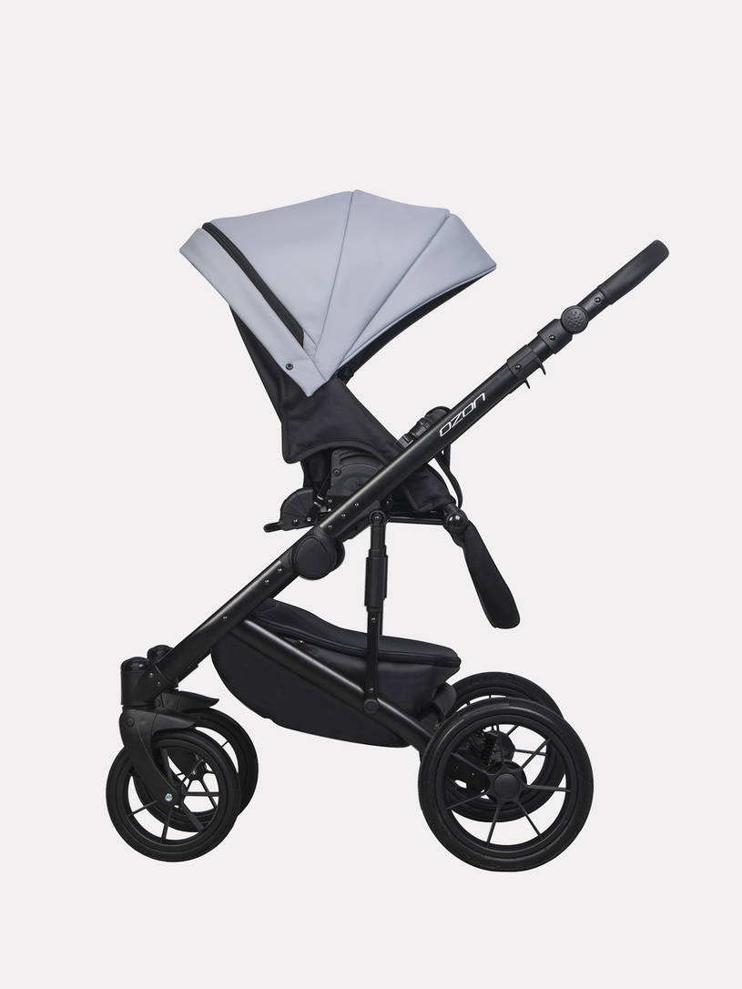 Коляска 3 в 1 Riko Basic Ozon Pastel 04, Серый