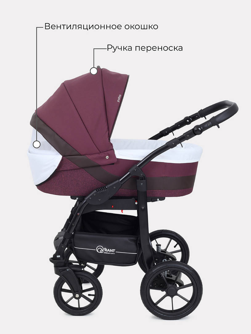 Коляска 3 в 1 Rant Patio Purple