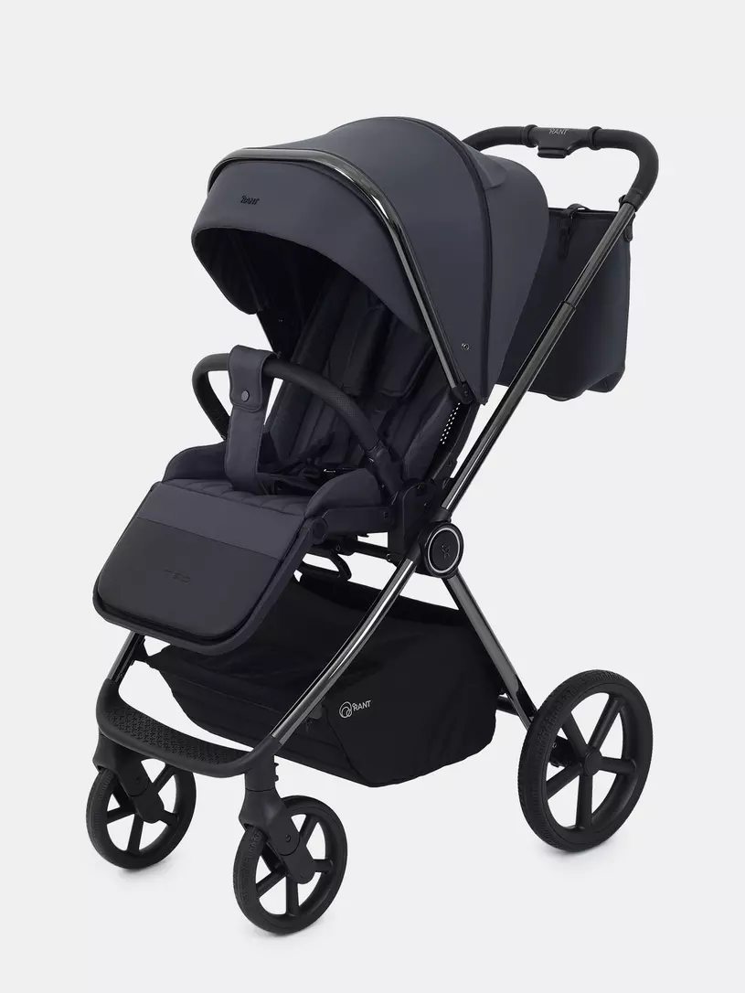 Коляска 2 в 1 Rant Teo Black Chrome Graphite