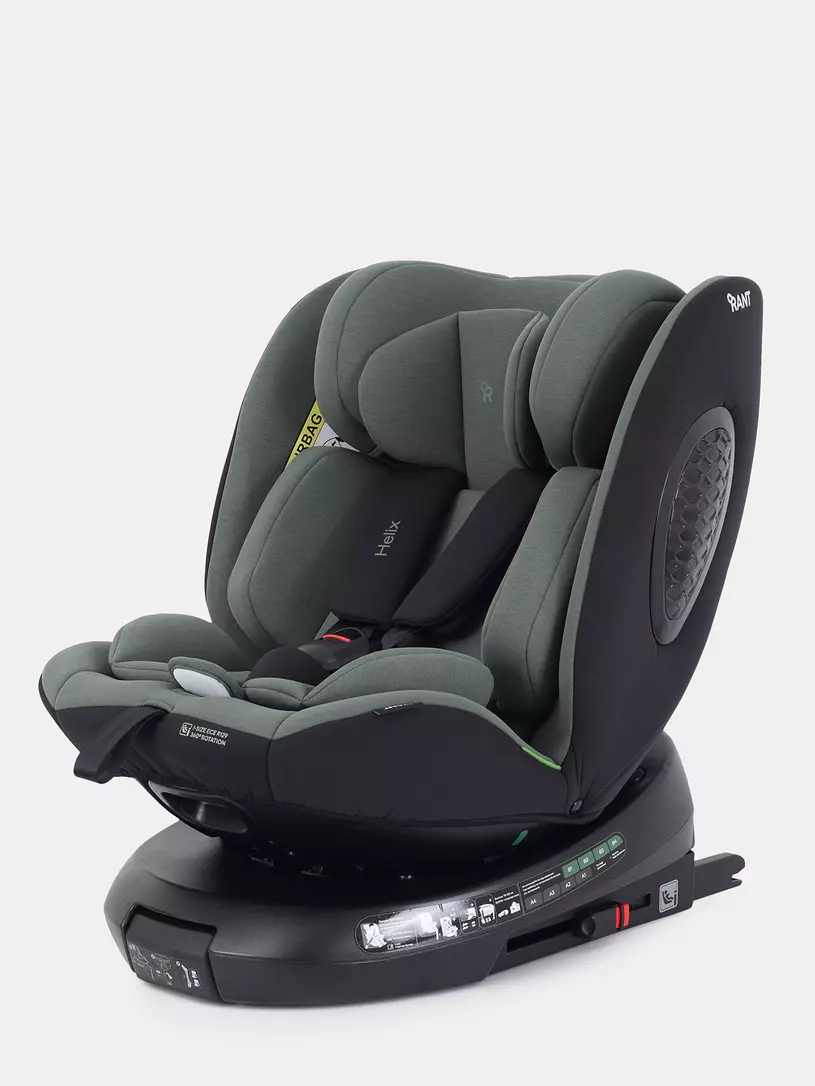 Автокресло Rant Helix isofix группа 0/1/2/3 (40-150 см; 0-36 кг), Green