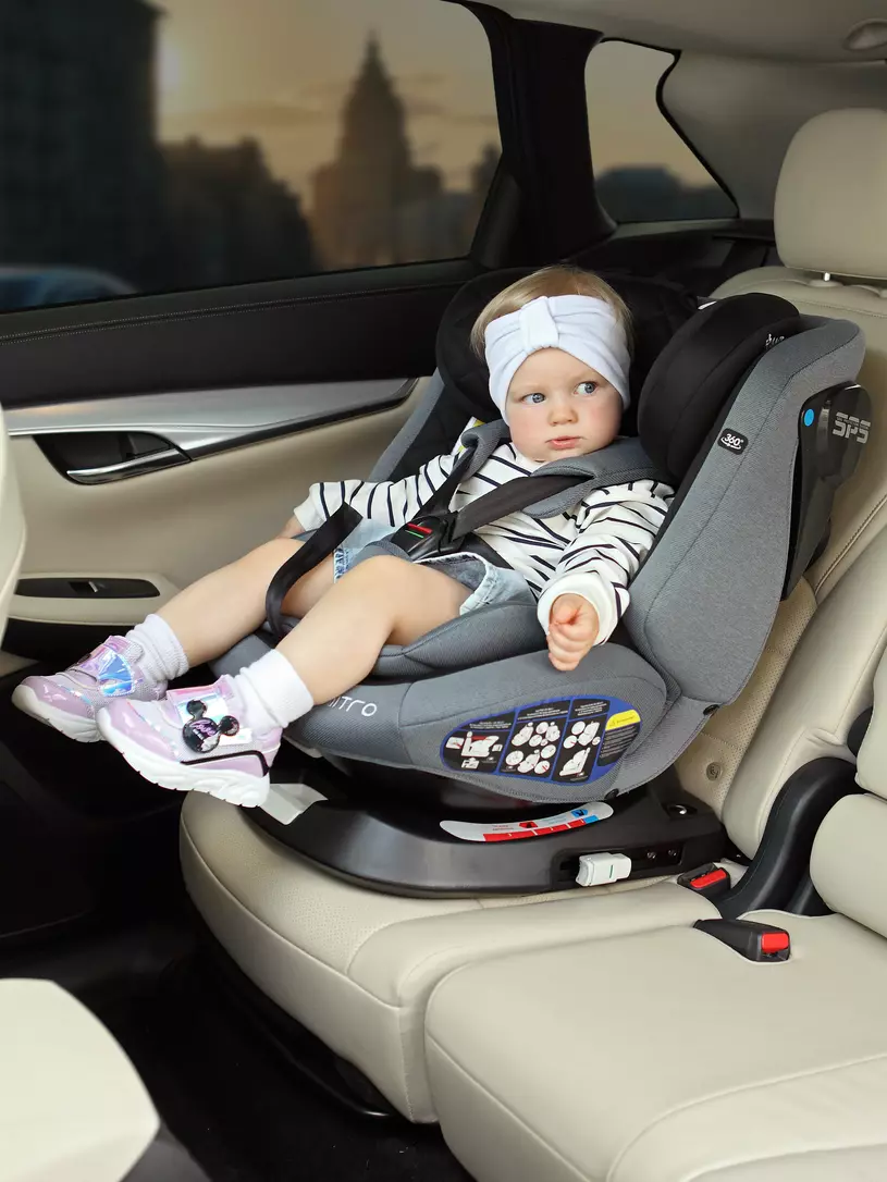 Автокресло Rant Nitro 0/1/2/3 (0-36 кг) Grey/Black