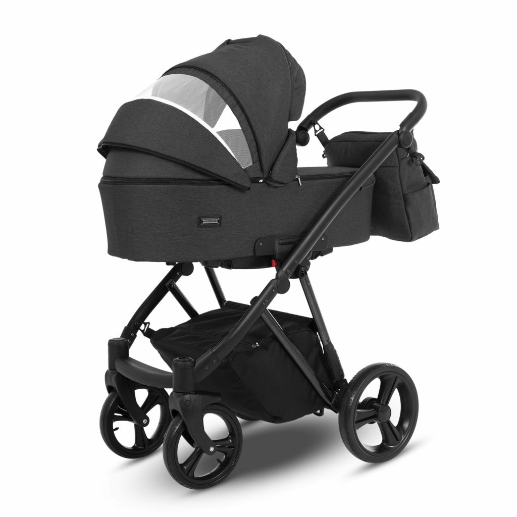 Коляска 2 в 1 Camarelo Faro, Темно-серый меланж
