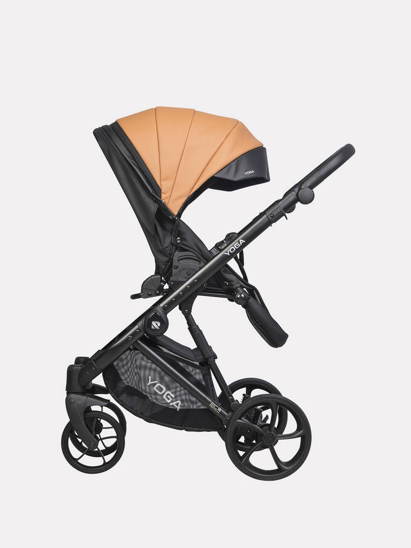 Коляска 2 в 1 Riko Basic Yoga Ecco 13 Caramel