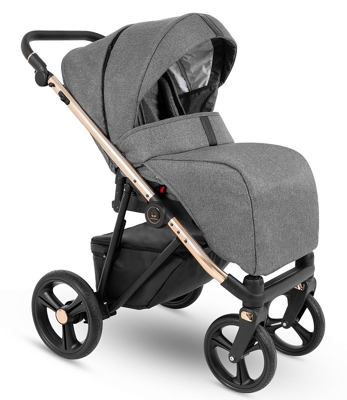 Коляска 2 в 1 Camarelo Belagio, BG-02 (Серый Жаккард)