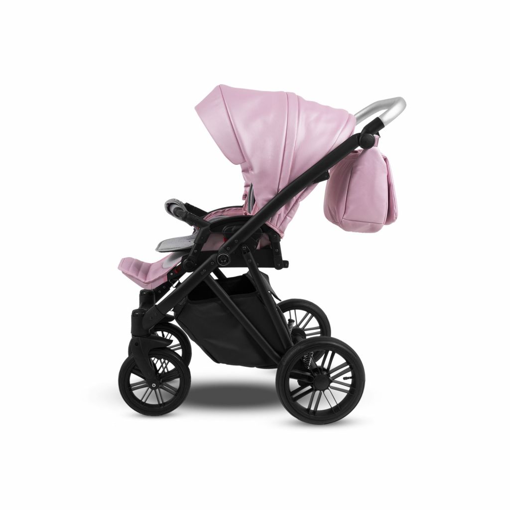 Коляска 2 в 1 Camarelo Zeo Eco, Пудровая кожа (ZEO-02)