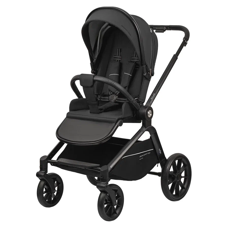 Коляска 2 в 1 Indigo SOLAR черный