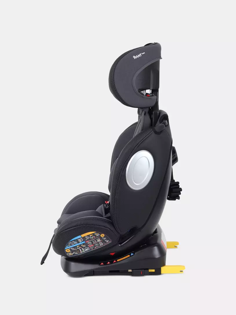Автокресло Rant Basic Twist Pro Isofix 0/1/2/3 (0-36 кг) Grey