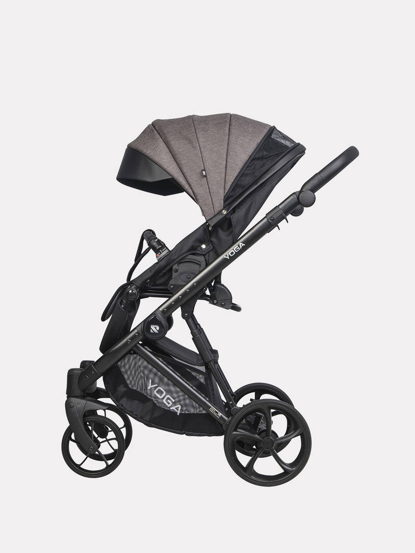 Коляска 2 в 1 Riko Basic YOGA, 02 КОРИЧНЕВЫЙ