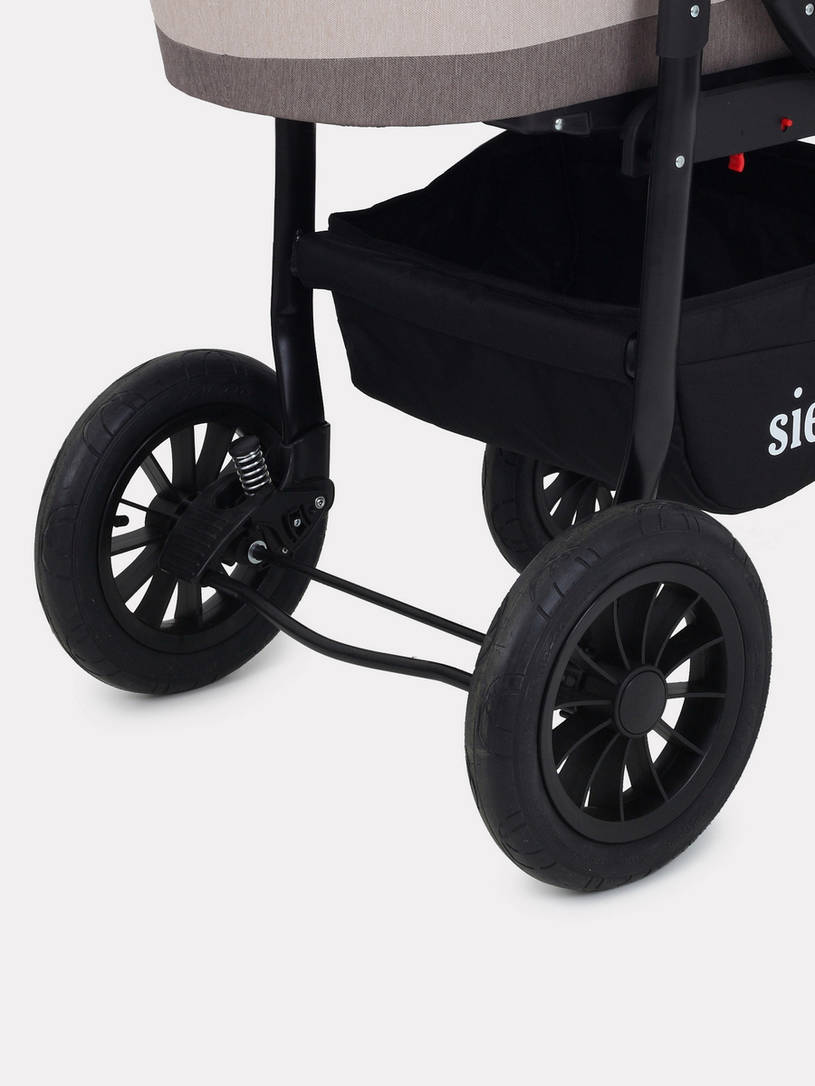 Коляска 2 в 1 Rant Siena 02 коричневый-бежевый