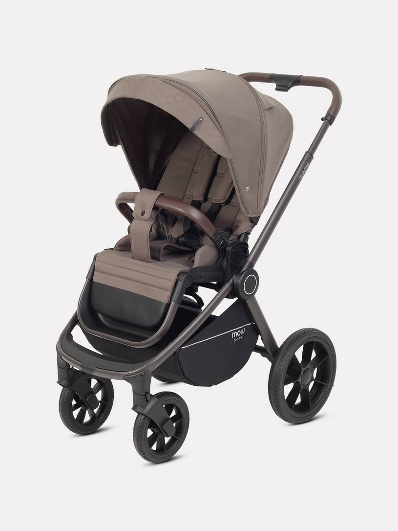 Коляска 3 в 1 Mowbaby Zoom PU Mocca