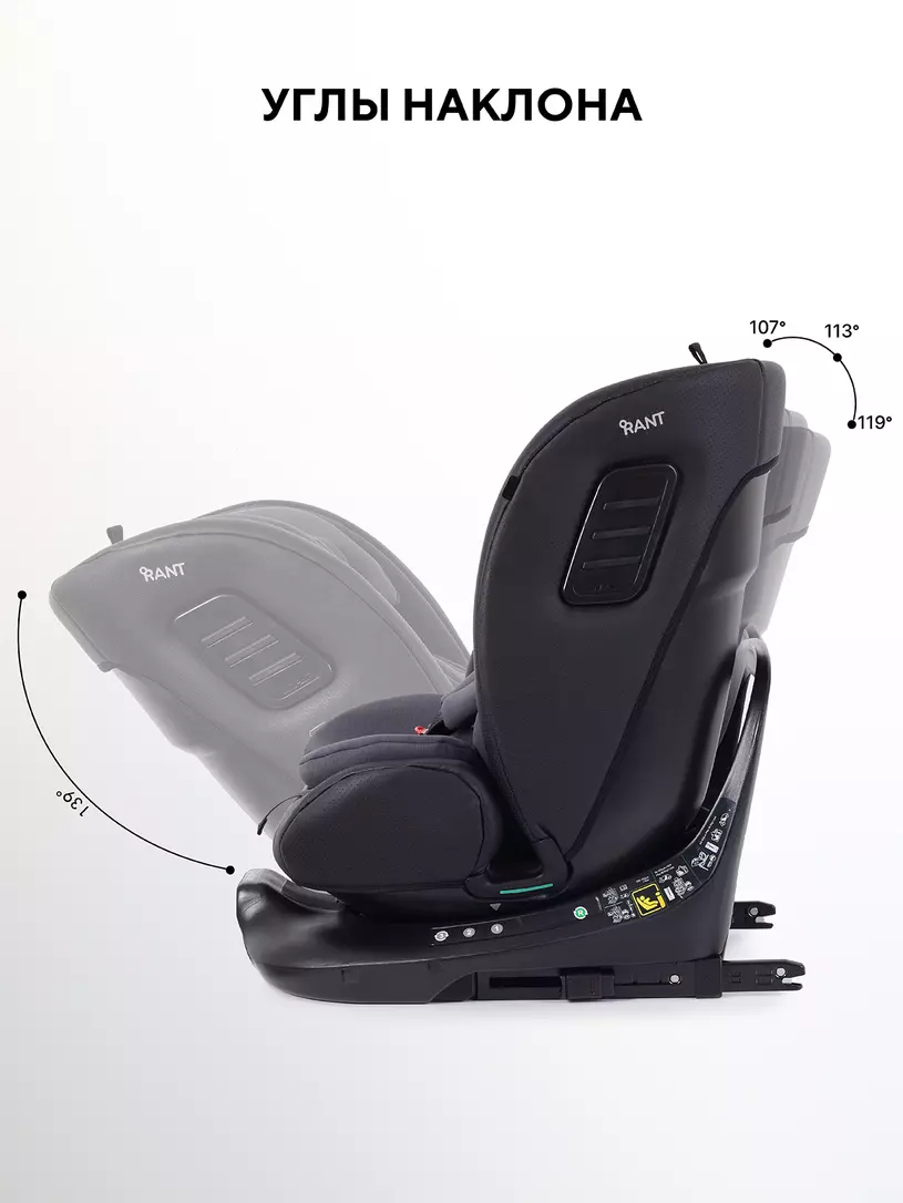 Автокресло Rant Skyline Pro Isofix (40-150 см) Grey