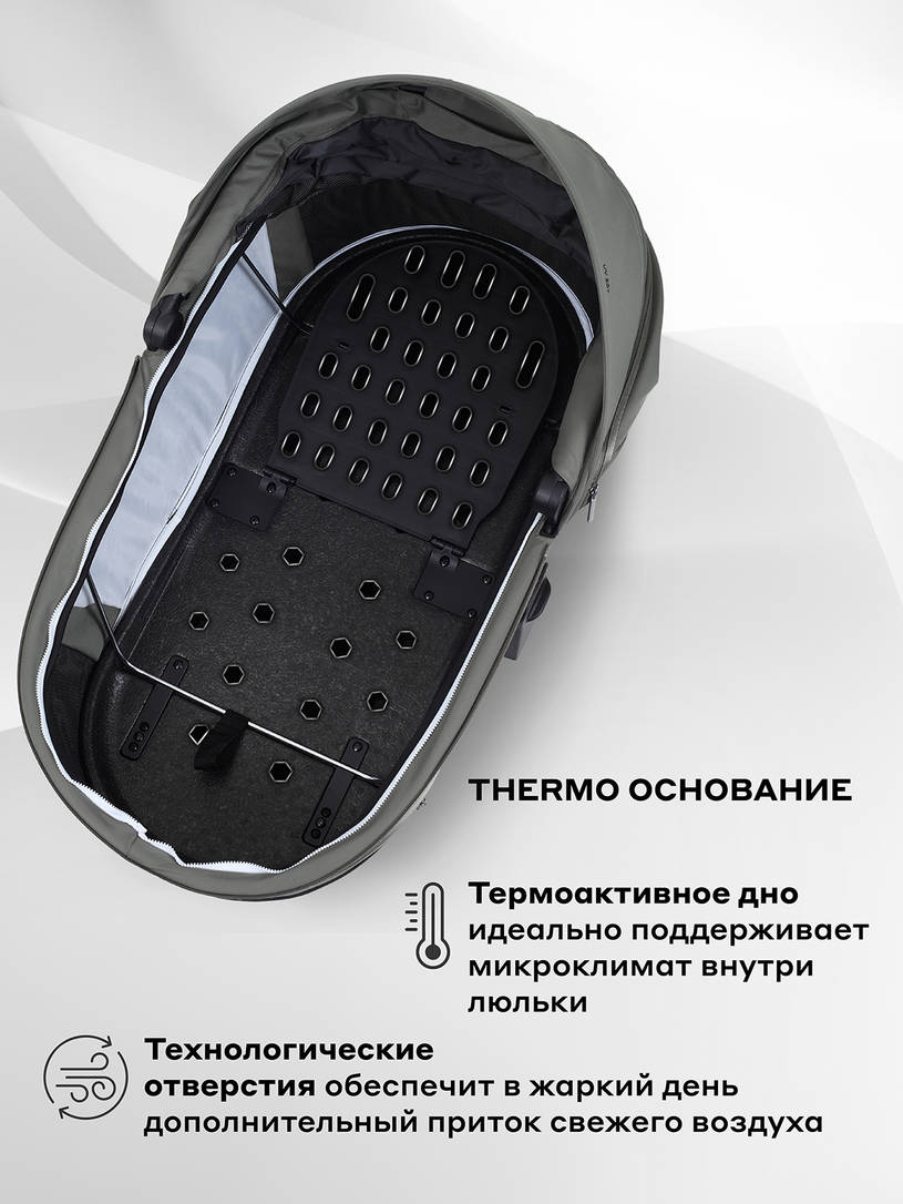 Коляска 2 в 1 Rant Falcon Therm Dark green